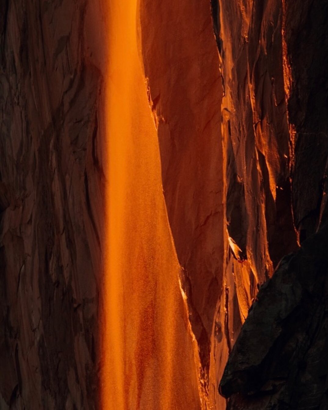 Our planet is such a delight! Each February towards the end of the month, the sun is in the right place to perfectly back light Horsetail Falls during sunset. Even the large crowds gathered at the base of El Capitan couldn&rsquo;t take away from the 