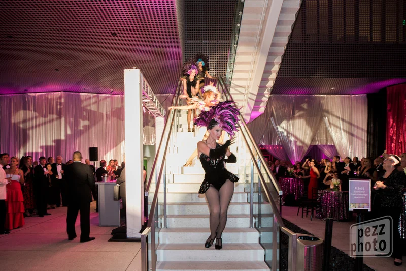 LA Follies Showgirls Naughty or Nice Party Tampa Bay Museum photography by Pezz