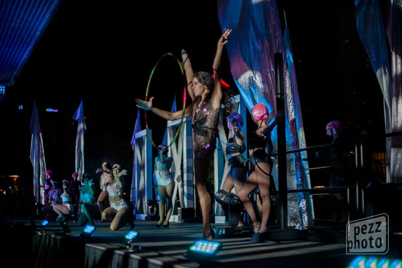 LA Follies Showgirls Naughty or Nice Party Tampa Bay Museum photography by Pezz