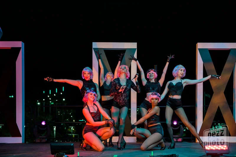 LA Follies Showgirls Naughty or Nice Party Tampa Bay Museum photography by Pezz