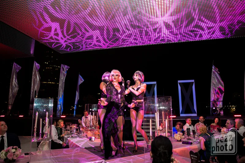 LA Follies Showgirls Naughty or Nice Party Tampa Bay Museum photography by Pezz