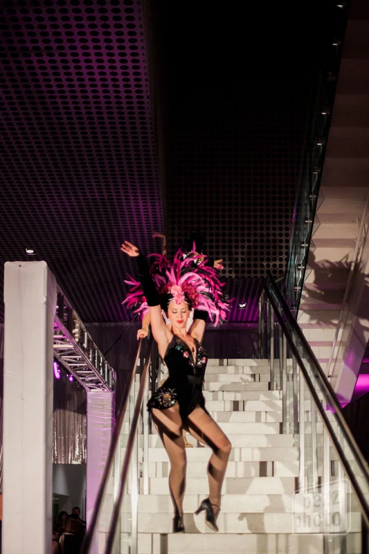 LA Follies Showgirls Naughty or Nice Party Tampa Bay Museum photography by Pezz
