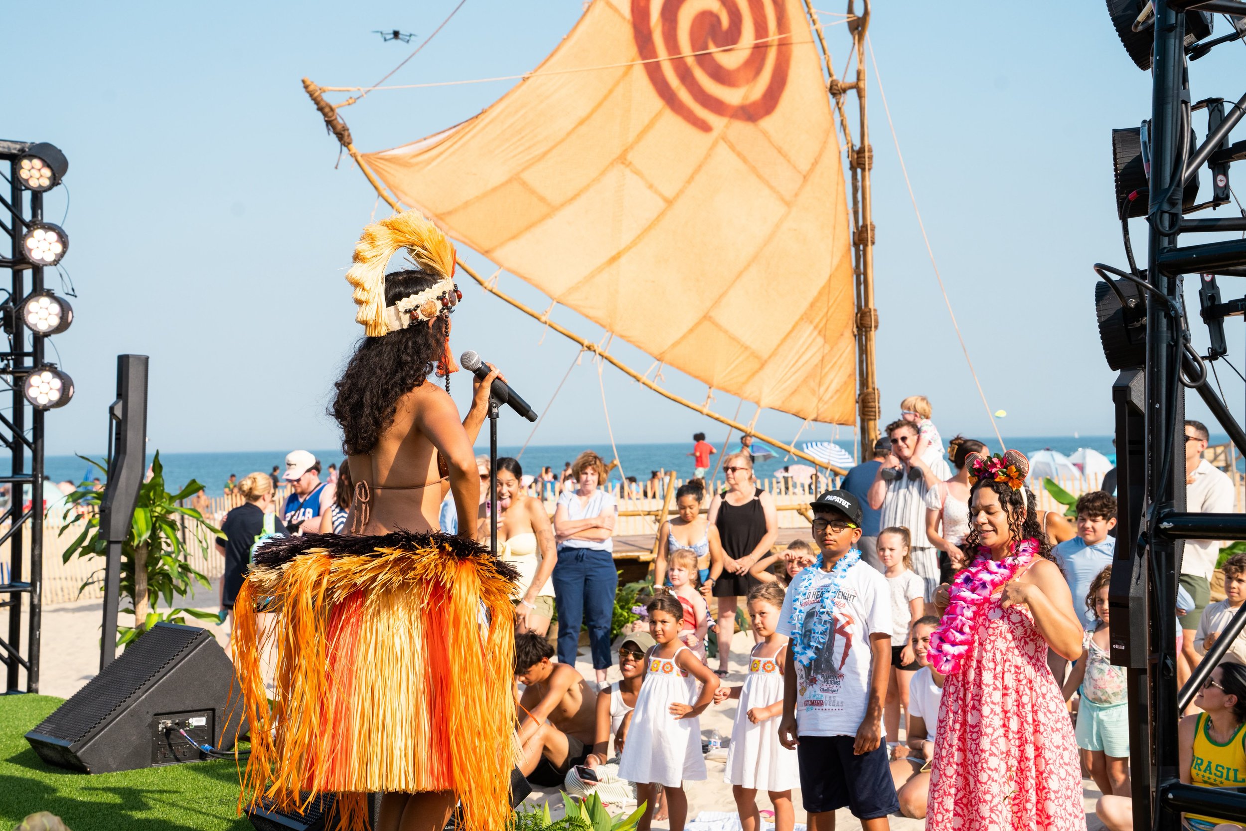 Moana Family Dance Tutorial at the Wayfinder Canoe