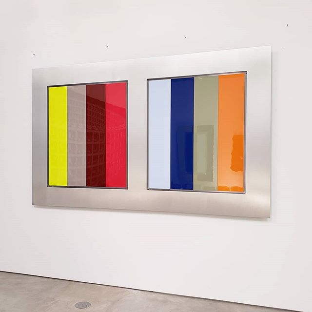 #recent #commission #artwork Double Sacra Conversazione Painting 60 x 100. #postabstract #geometric #painting #sculpture #hybrid