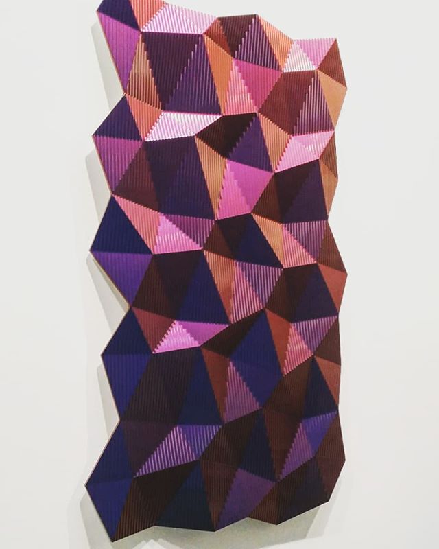 #amazing #studio #light hexagonal perturbation #painting #sculpture #hybrid cnc-machined from 2&quot; #billet #aluminum #extreme #effect #paint #art #abstract #postabstract #geometric #minimalism #maximalism #icon