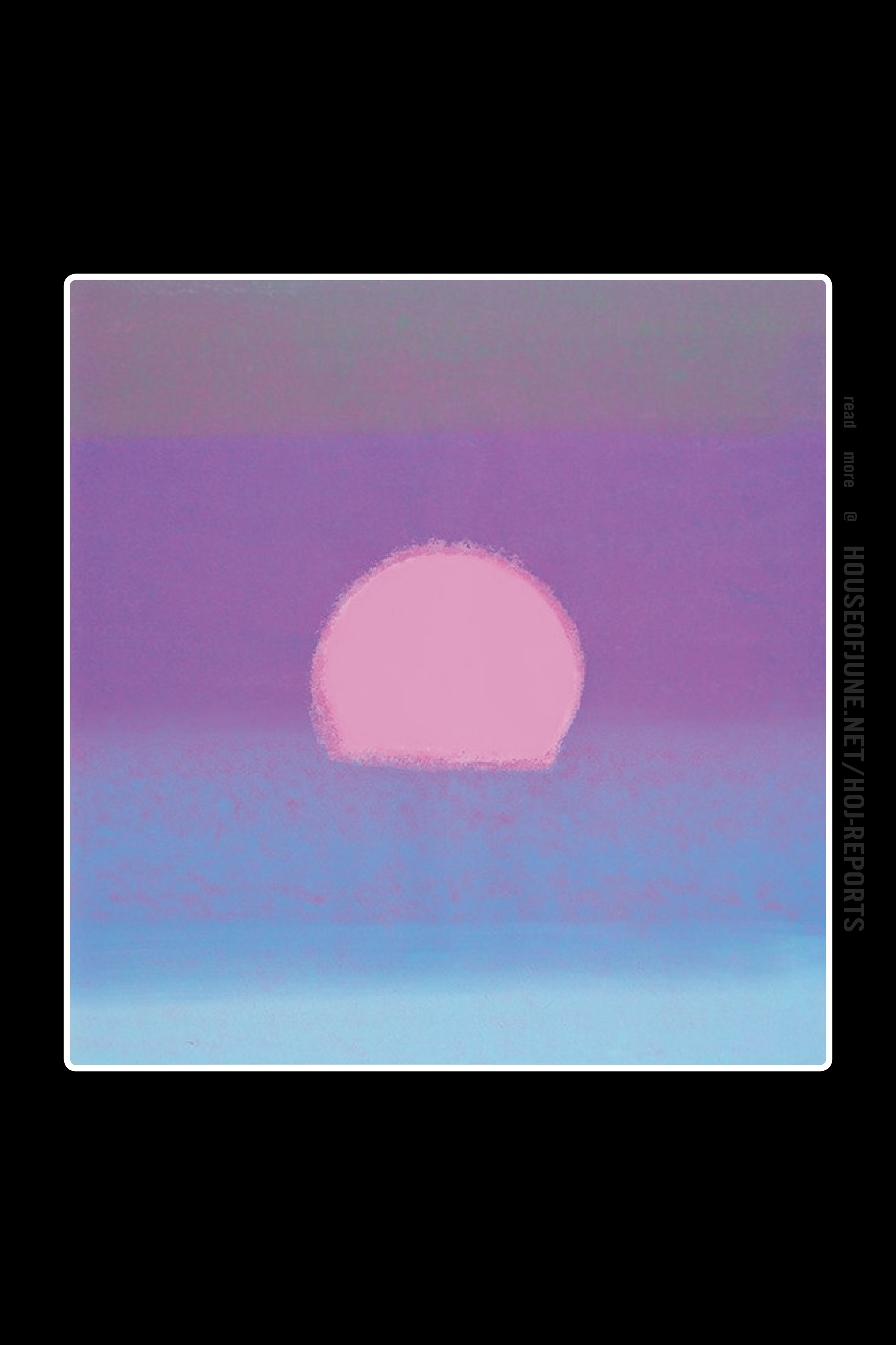Andy Warhol (Screenprint on Paper) Sunset (Purple/blue), 1972