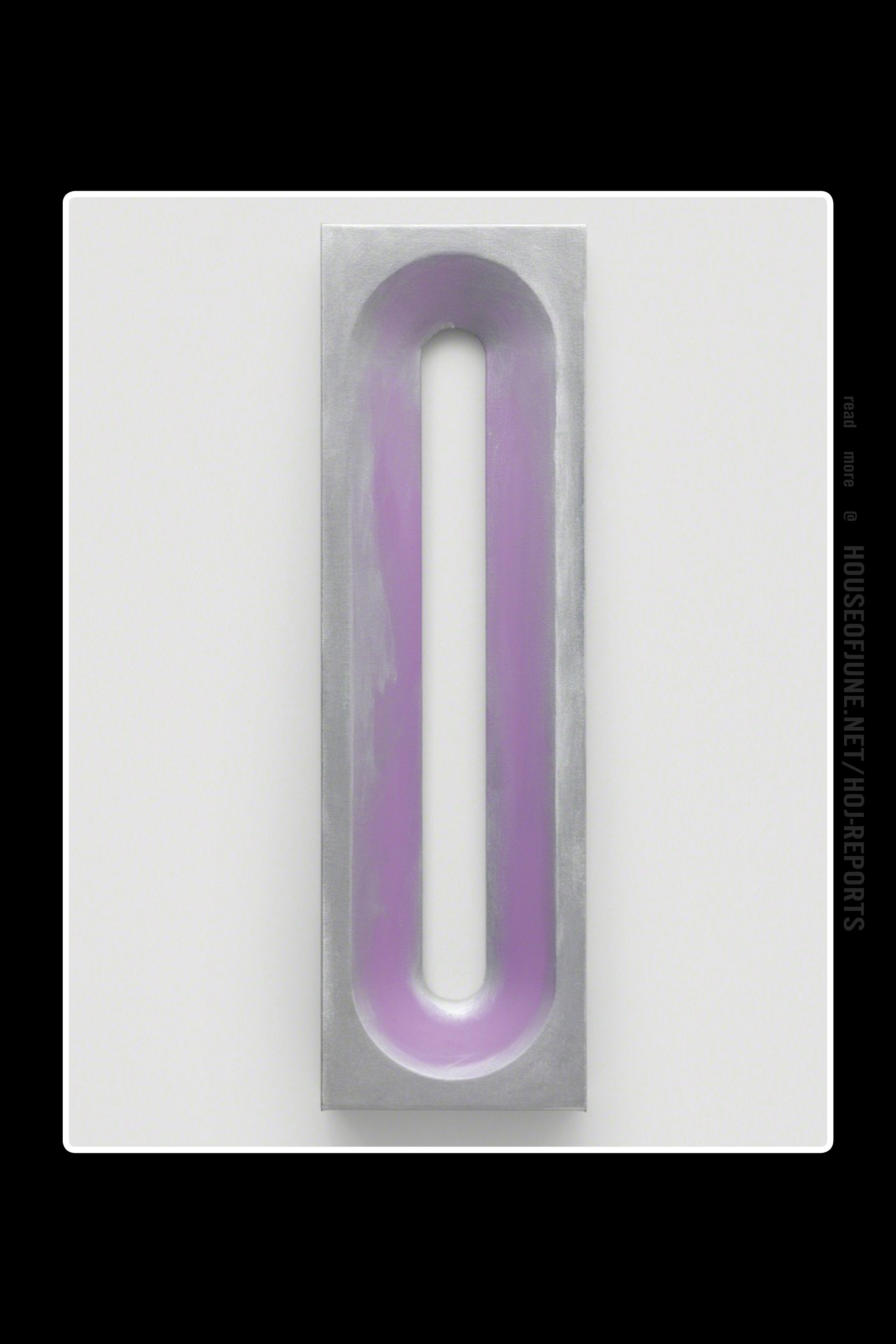 Blair Thurman (Acrylic on Canvas on Wood) a History of Violet, 2017