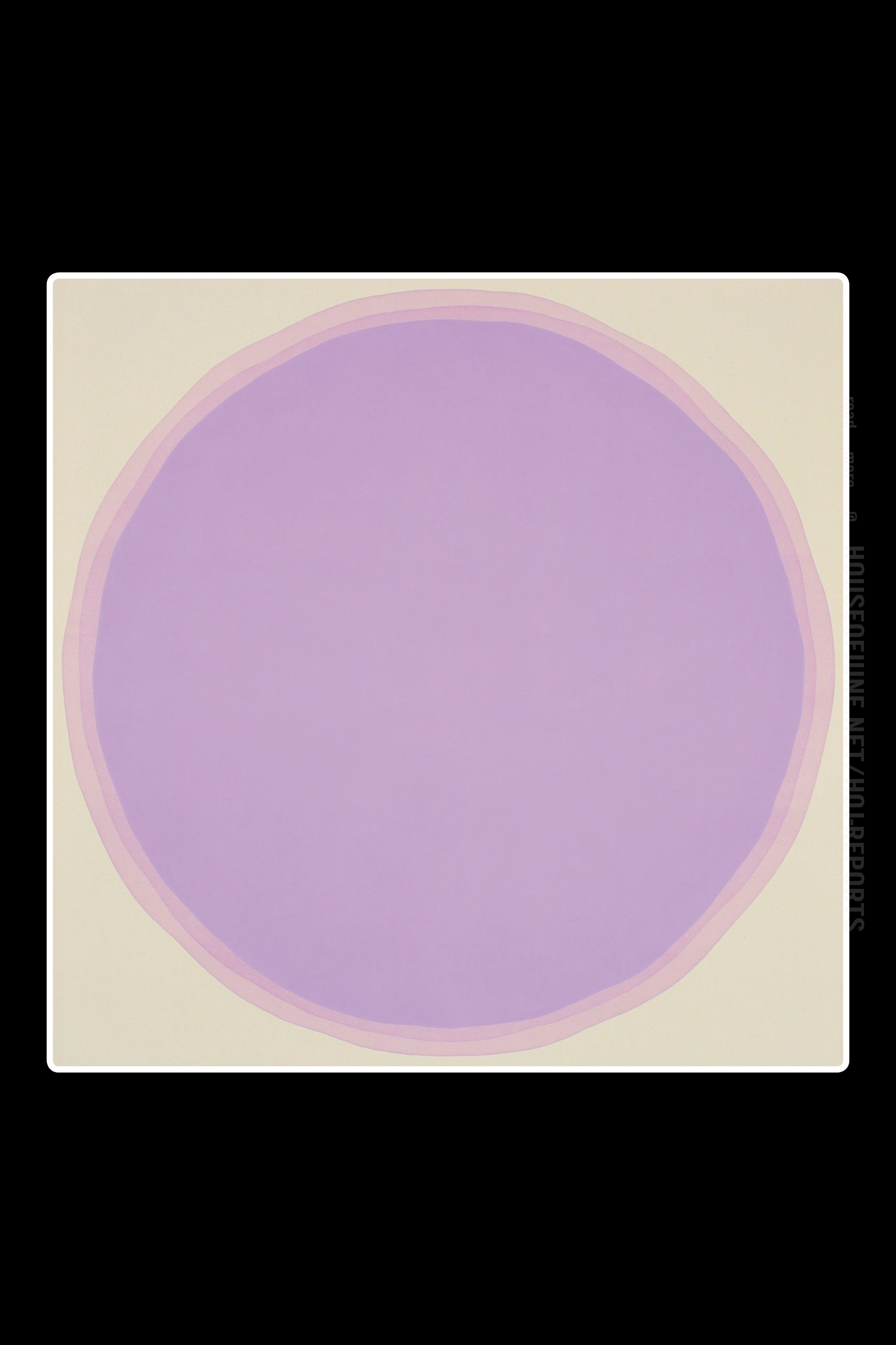 Dawn Arrowsmith (Acrylic on Raw Canvas) Light Violet/yellow Light, 2002