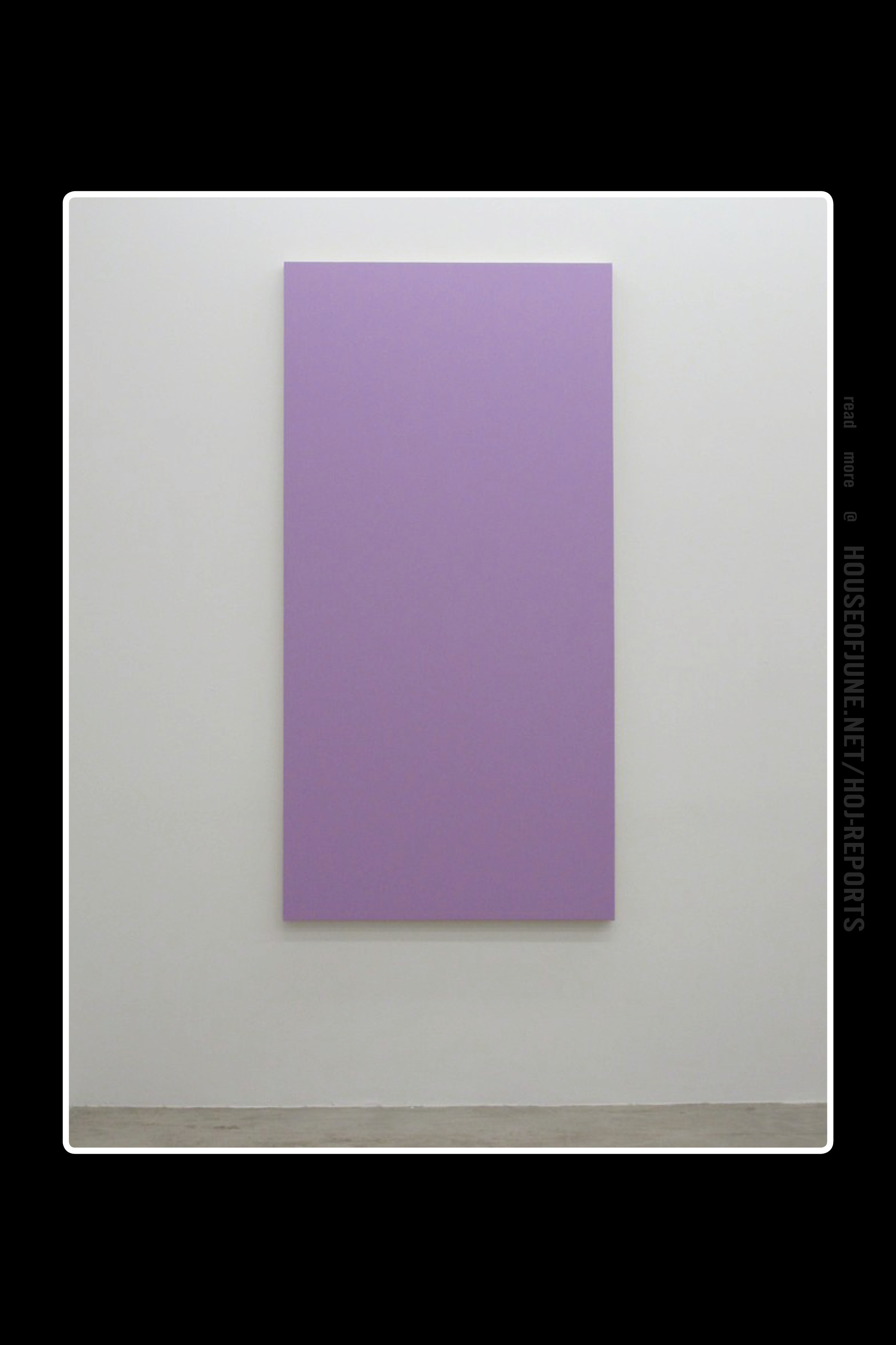 Henry Codax (Acrylic on Canvas) Untitled (Violet), 2012