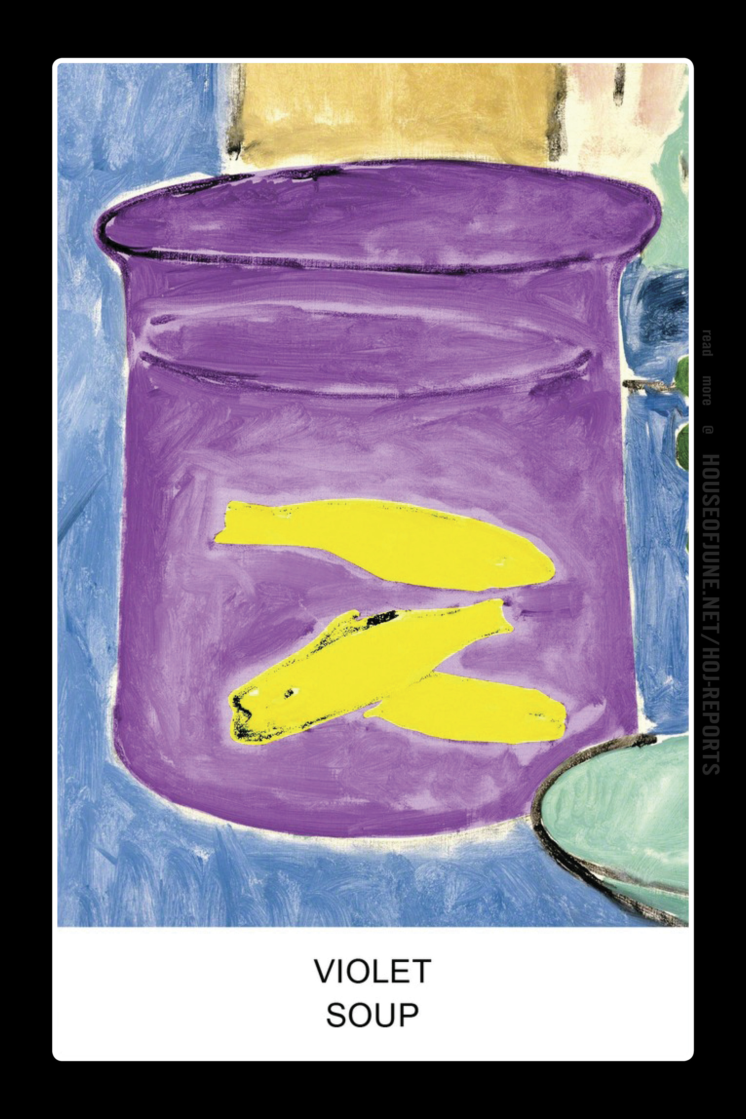 John Baldessari (Screenprint) Eight Soups: Violet Soup, 2012