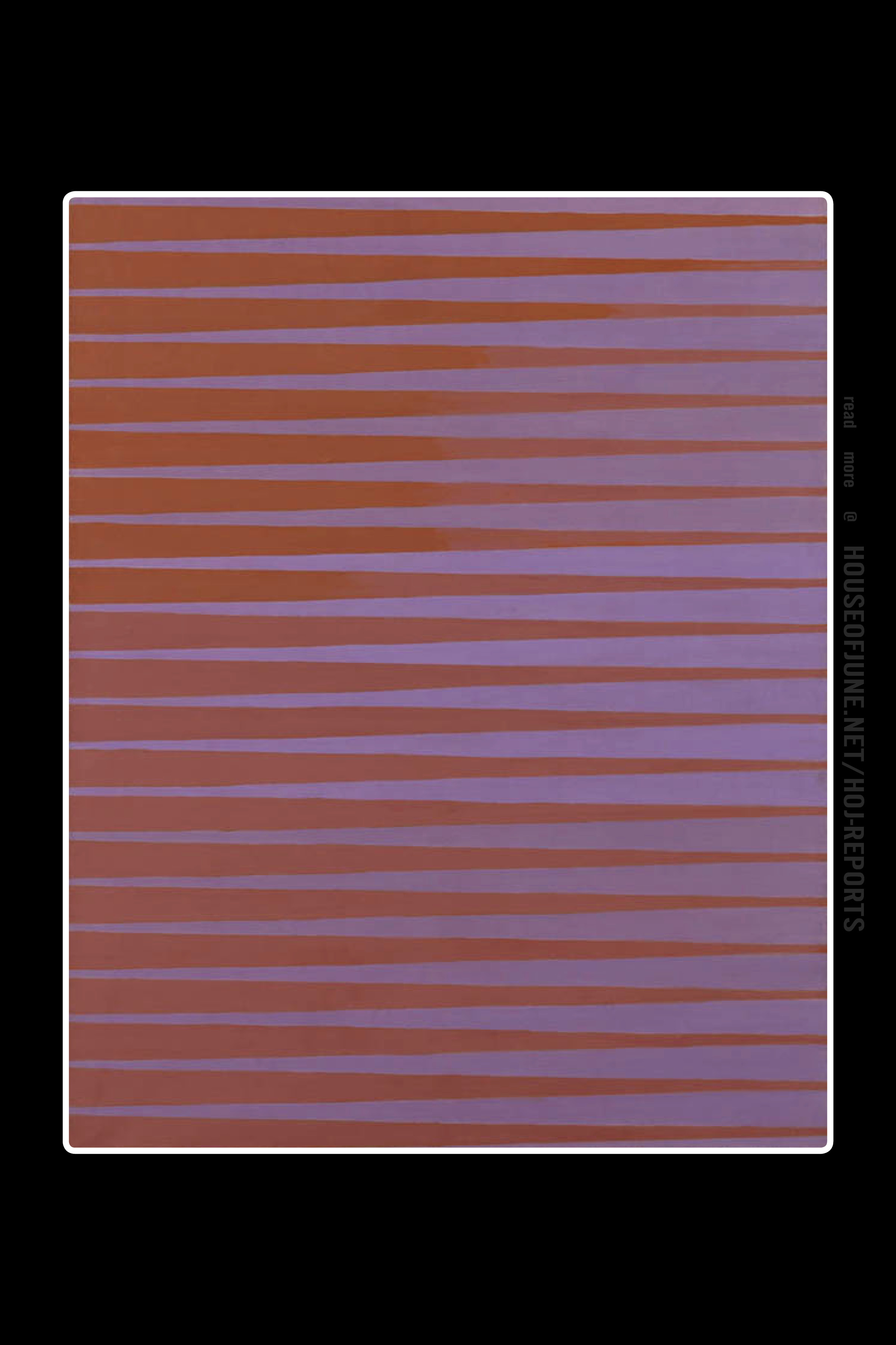 Michael Kidner (Oil on Canvas) Orange to Violet