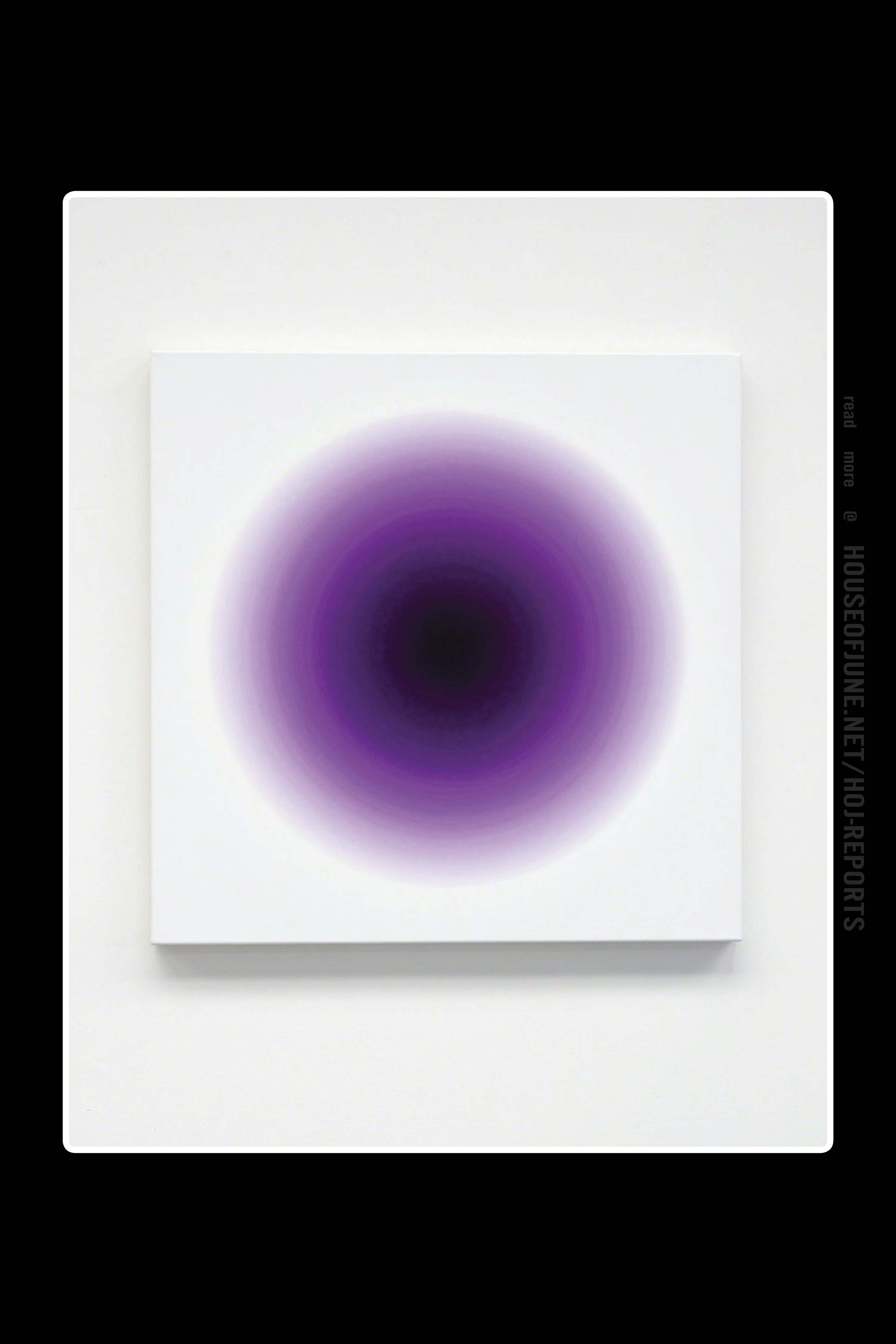 Oliver Marsden (Oil on Canvas) Deep Blue Violet Pink Harmonic
