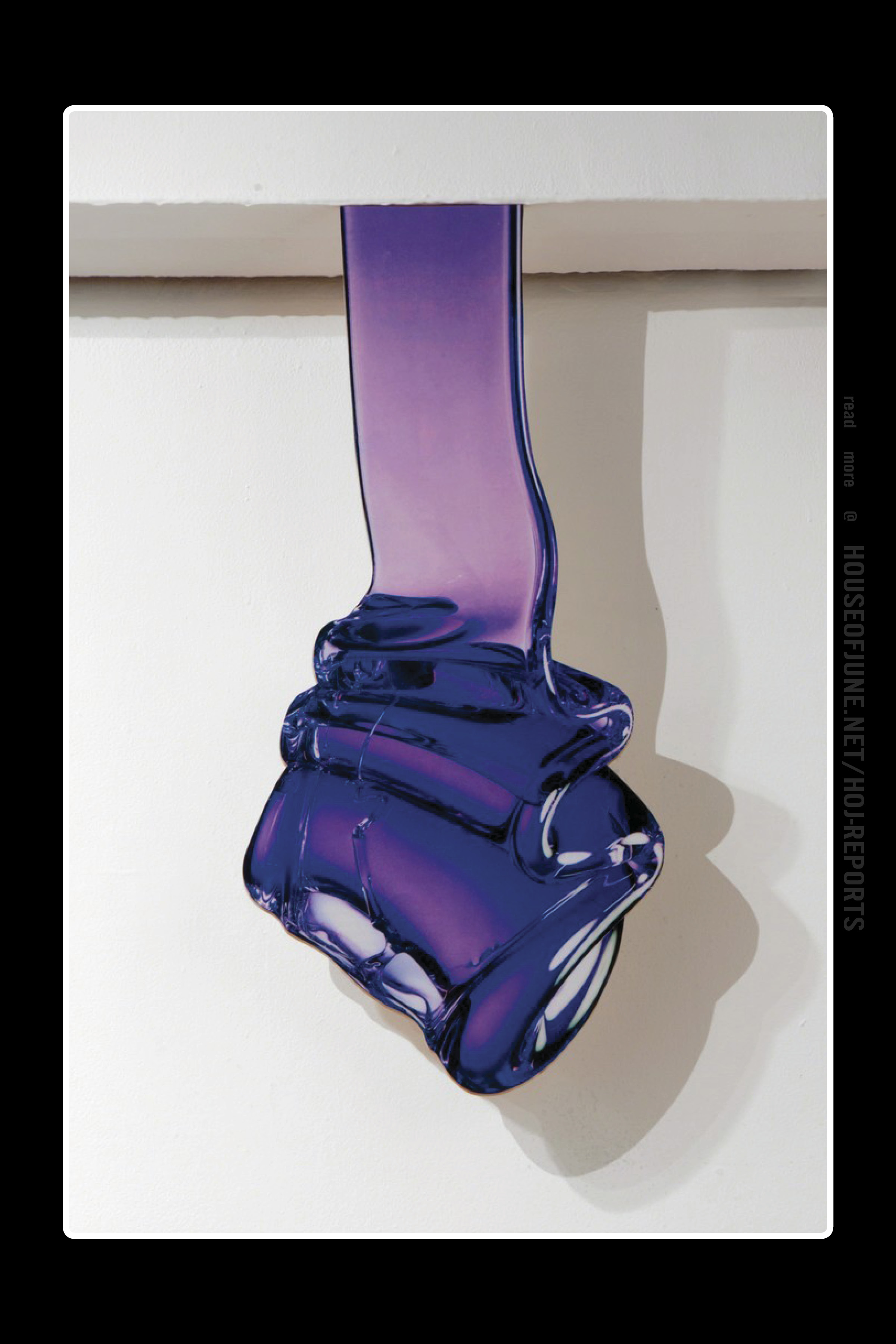 Teppei Kaneuji (Inkjet Print, Paper, Woods, Urethane Coating) Ghost in the Liquid Room (Purple Honey), 2016