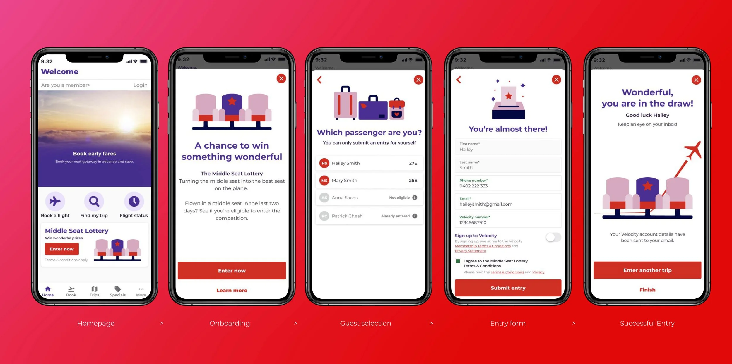 Online Entry Process