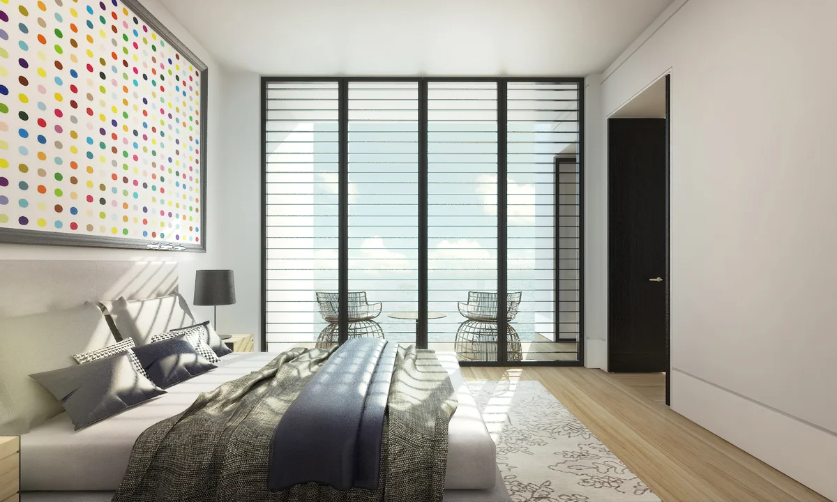 Bed Room with Balcony 