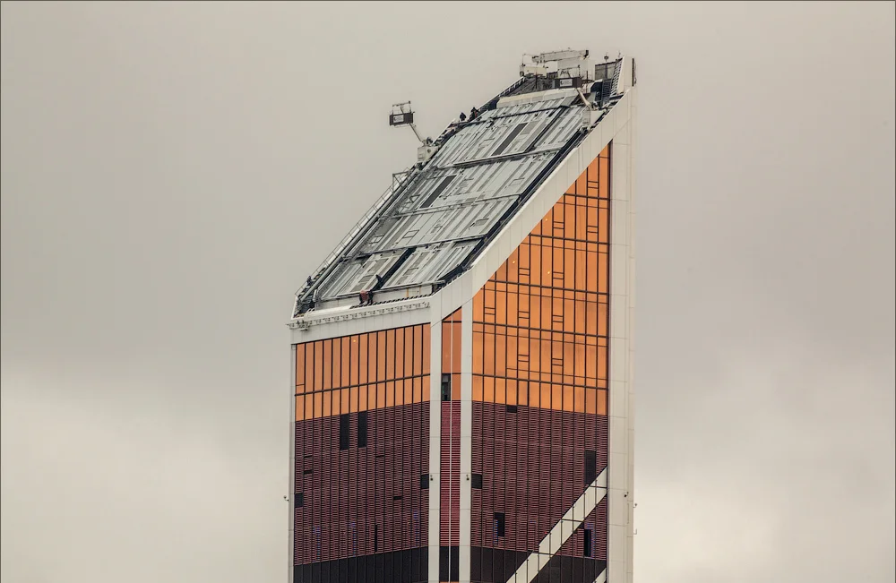 Exterior view of the top of the Tower