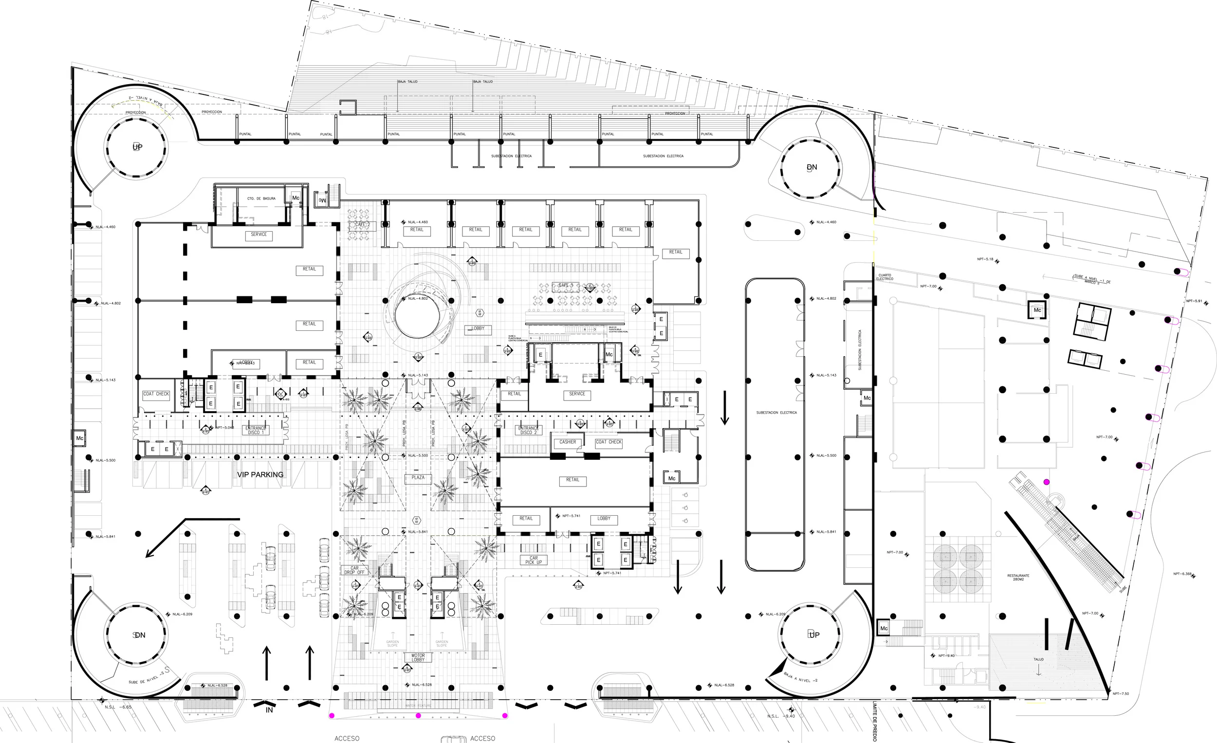 Lower Level Car Drop-off
