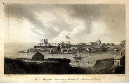 Fort Niagara as seen from the foot of king street -- location of the mccabe tannery.