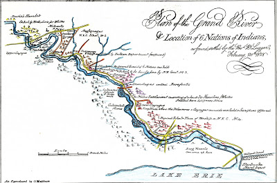 the iroquois settled along the grand river.