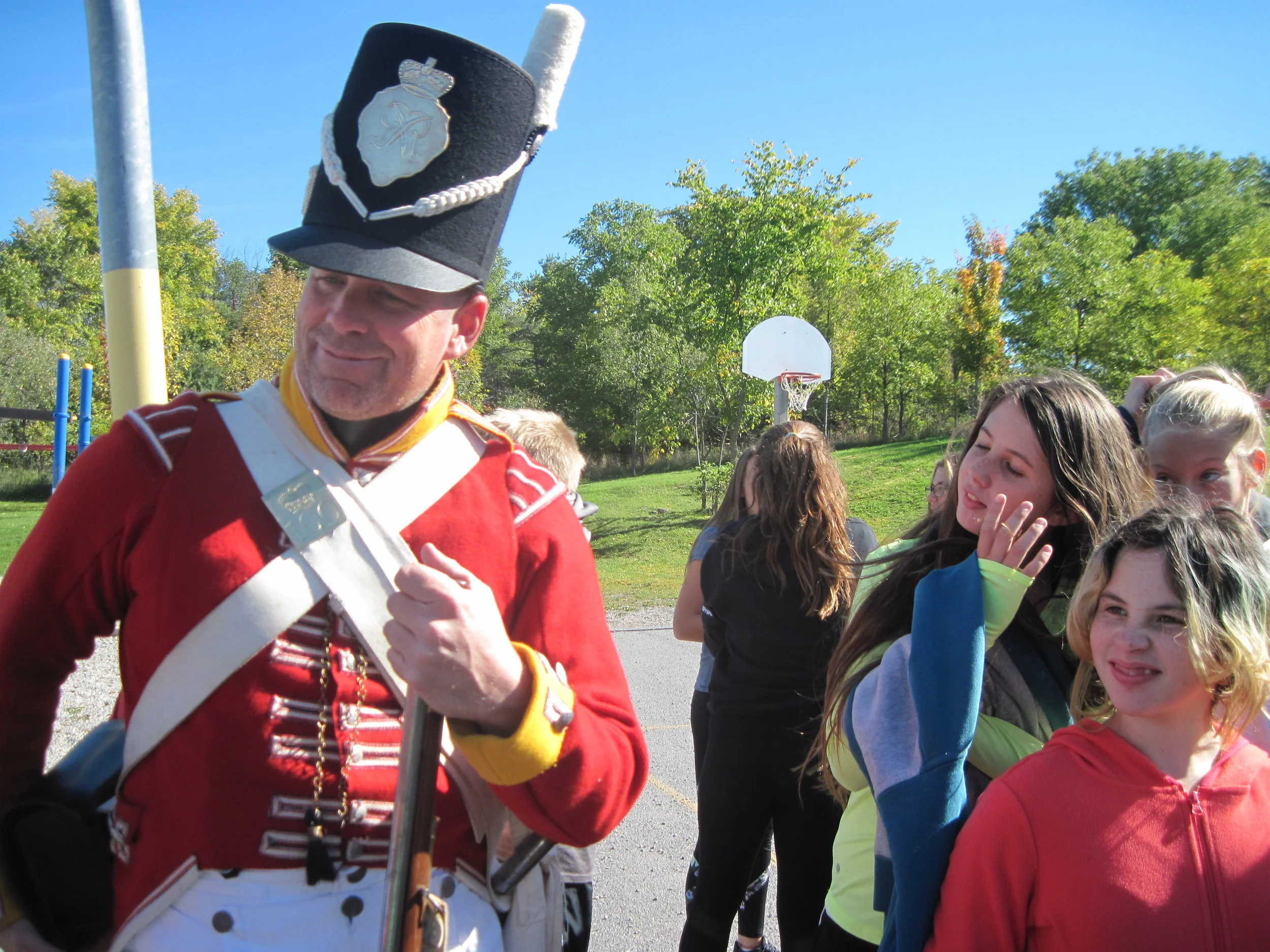 General Brock survives the charge!