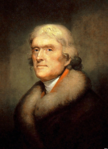 Thomas Jefferson, American radical revolutionary.