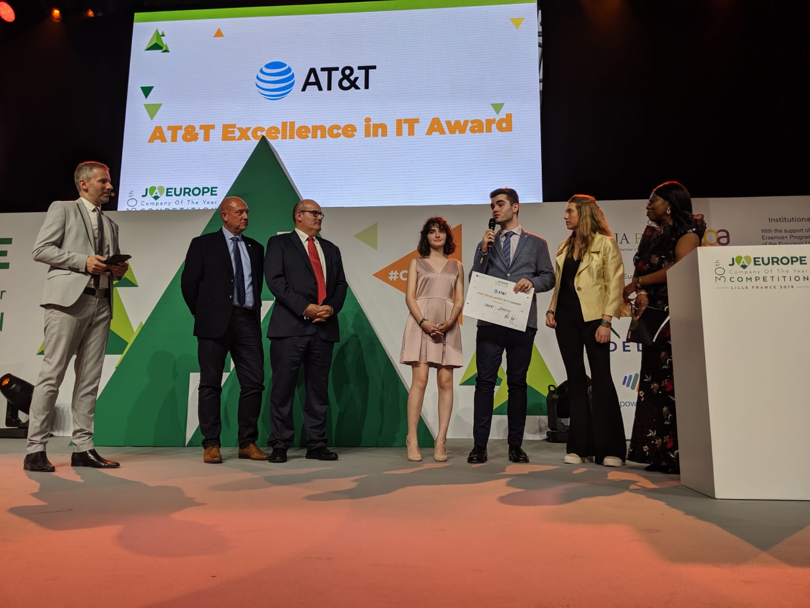 Saveat, winner of the 2019 AT&T Excellence in IT Award.