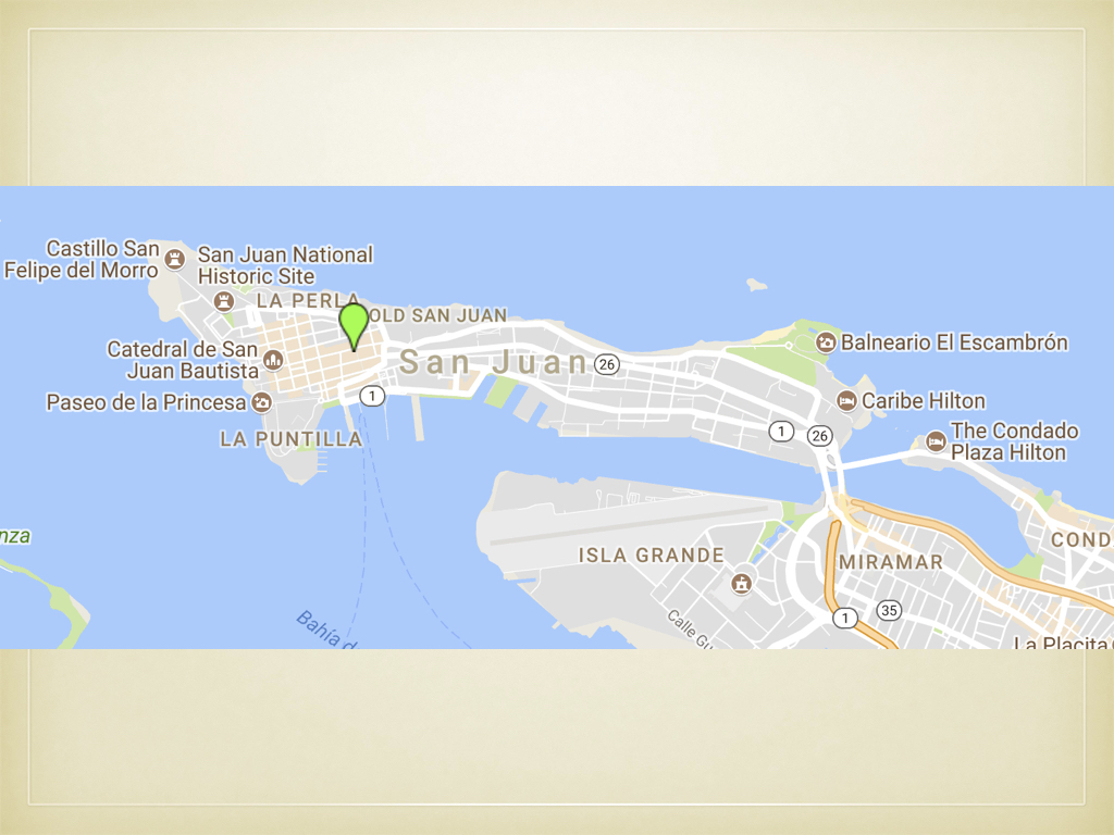 The PRPT began their trip in San Juan, lodging overnight in the Old San Juan district.