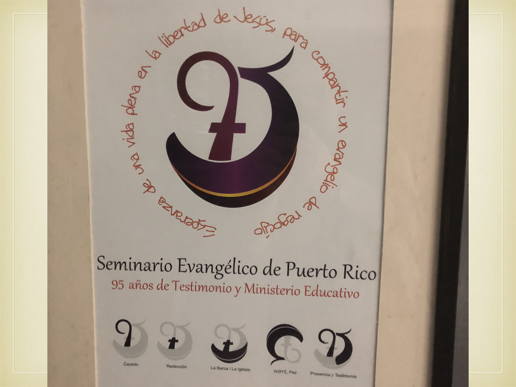 Monday evening, the PRPT visited the Seminario Evangelico de Puerto Rico (Evangelical Seminary of Puerto Rico), which is an ecumenical seminary, and the only seminary on the island.