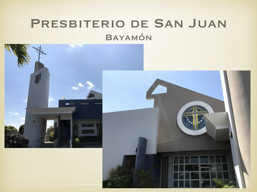 Just before lunch, Crystal, Leslie, and Margaret visited the presbyterian church in Bayamón.