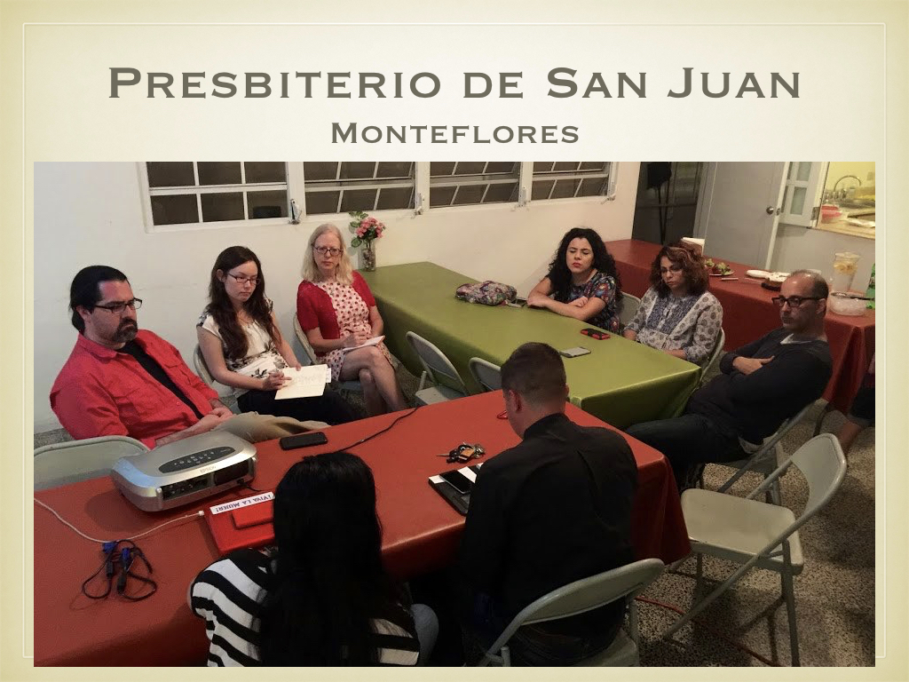 Leaders from the Presbiterio de San Juan told us about their efforts to host community events — with activities ranging from table fellowship, to providing gift cards for basic supplies (an ongoing need), and access to aid agencies — at each of the congregations in their presbytery through their Levántate y Resplendance (Rise & Shine) initiative. Anyone from the local community is invited to attend each event!