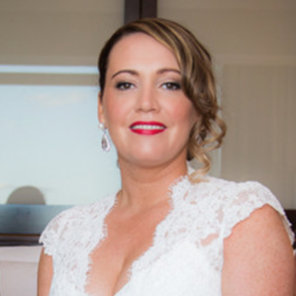 I had the pleasure of having Eva do my makeup for my wedding October 2013,and boy was I not sorry! She made me look and feel absolutely beautiful on a very special day. So much so that I have recommended her numerous times since then to other brides to be...she's a very talented girl who will work wth you within your comfort zones of wearing makeup. I have also worked along side her at the salon that I work at for bridal parties,and she never disappoints,total professional! Thanks for all you do Eva xx - Aoife Rose