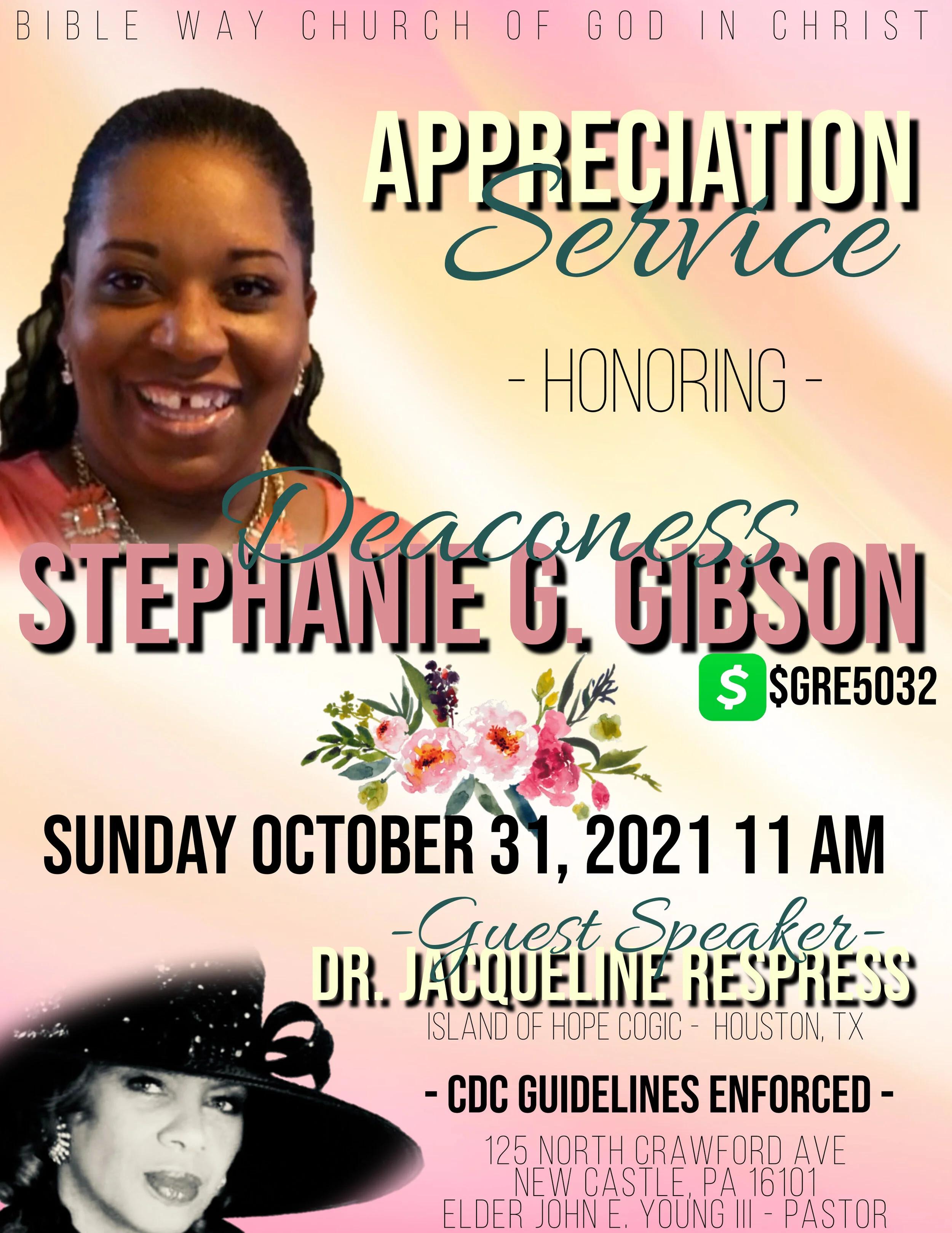 Deaconess Stephanie Gibson Appreciation Day