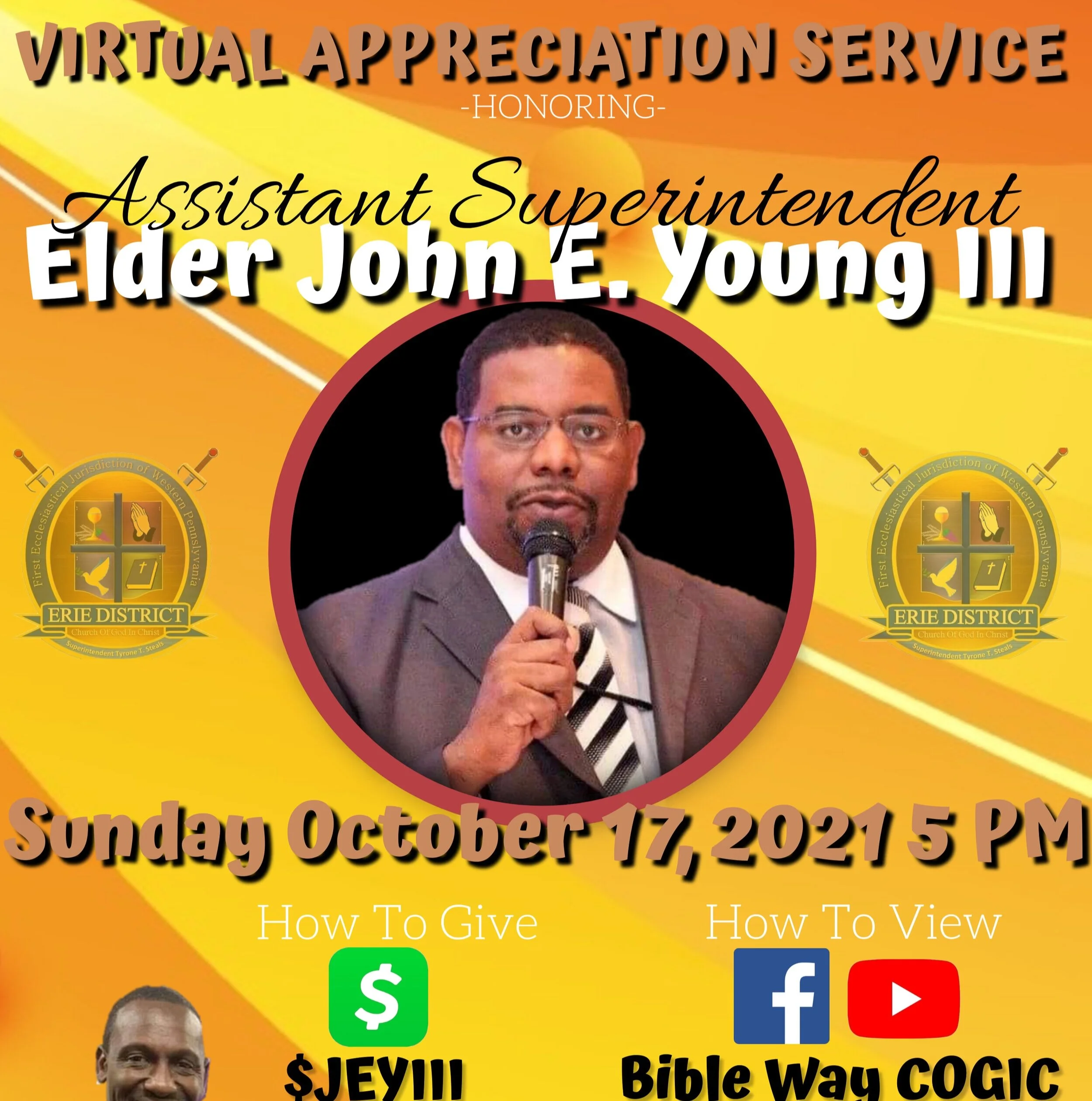 Erie District Assistant Supt Young Appreciation