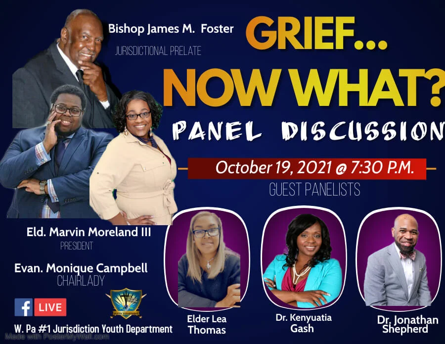 1st Western PA Jurisdictional Youth Dept. Grief Panel Discussion