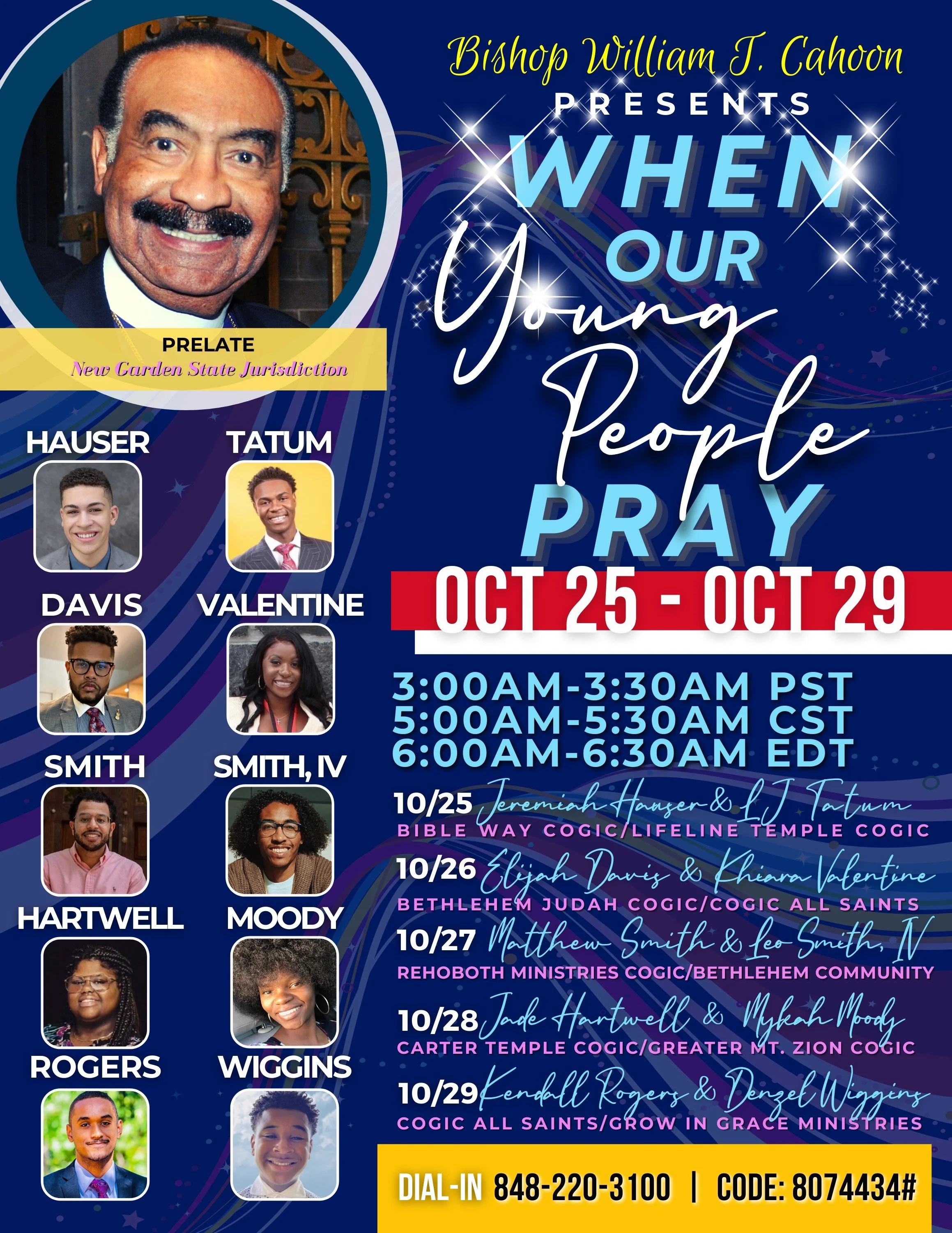 New Garden State Jurisdiction Prayer Call