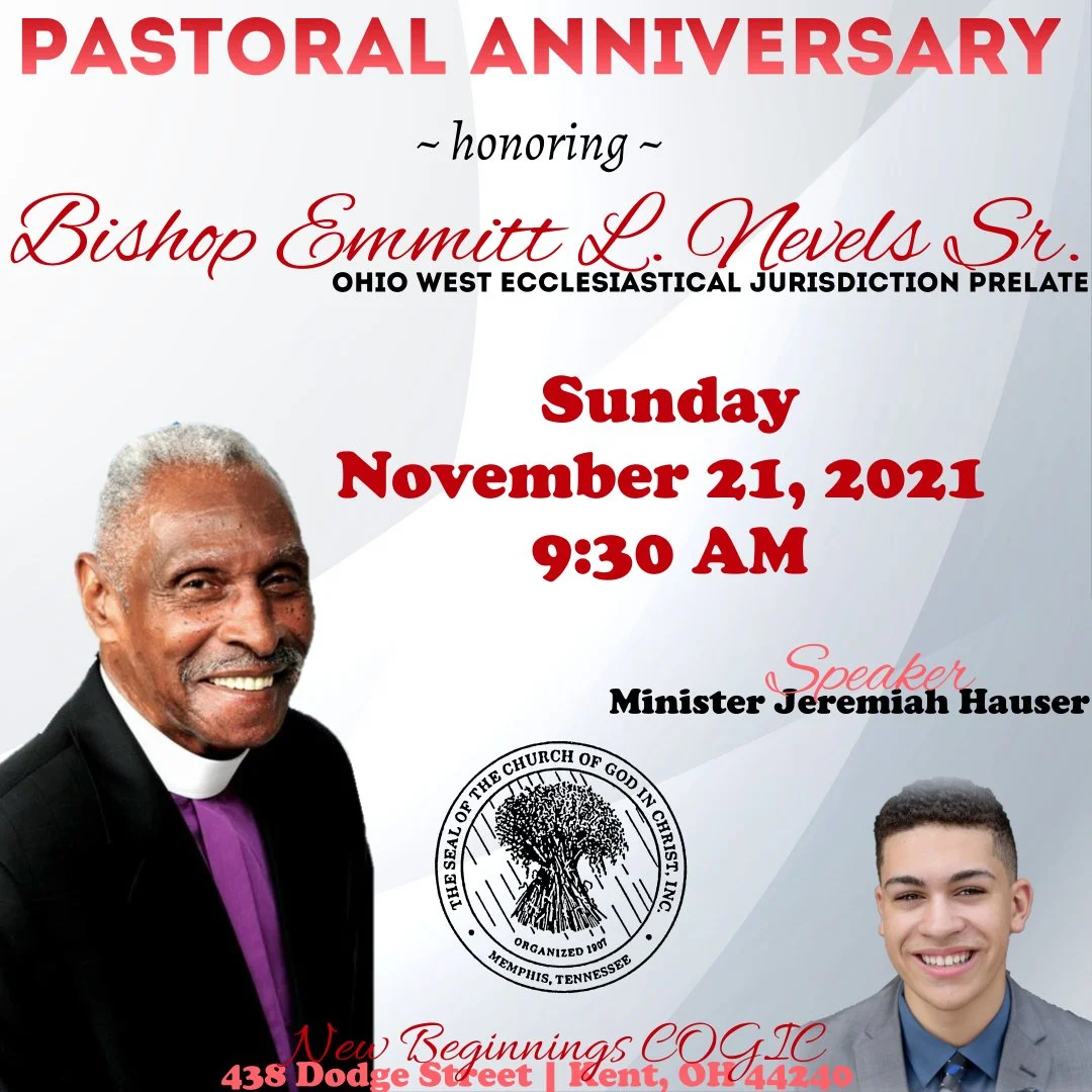 Bishop Emmitt L. Nevels Sr. Pastoral Anniversary