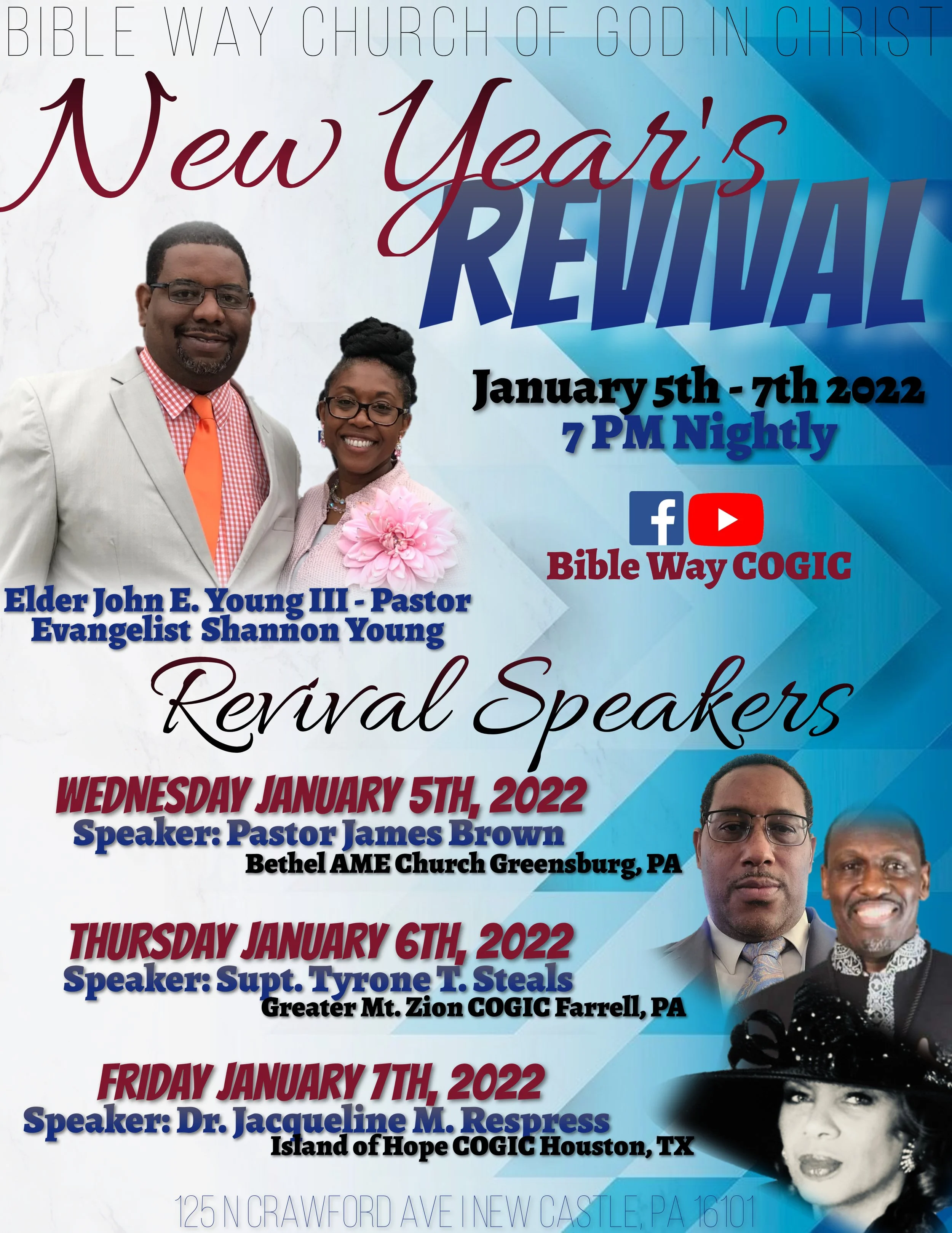 Bible Way COGIC New Year's Revival Night 2