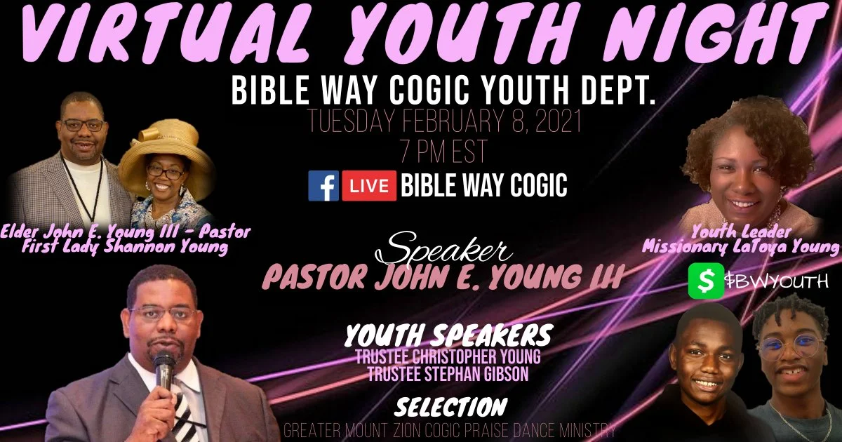 Bible Way COGIC Virtual Youth Night