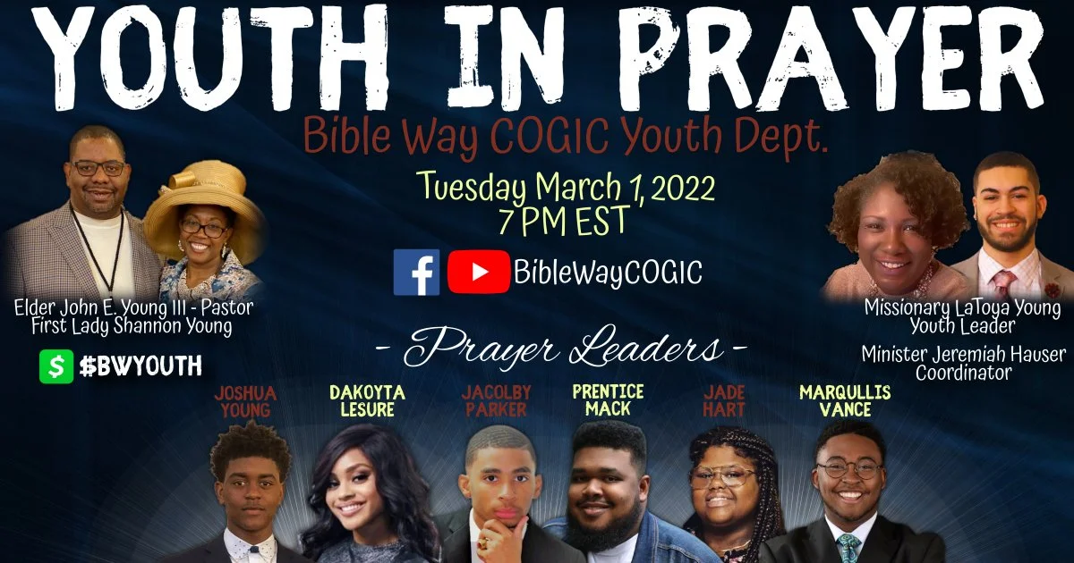 Bible Way COGIC Youth In Prayer