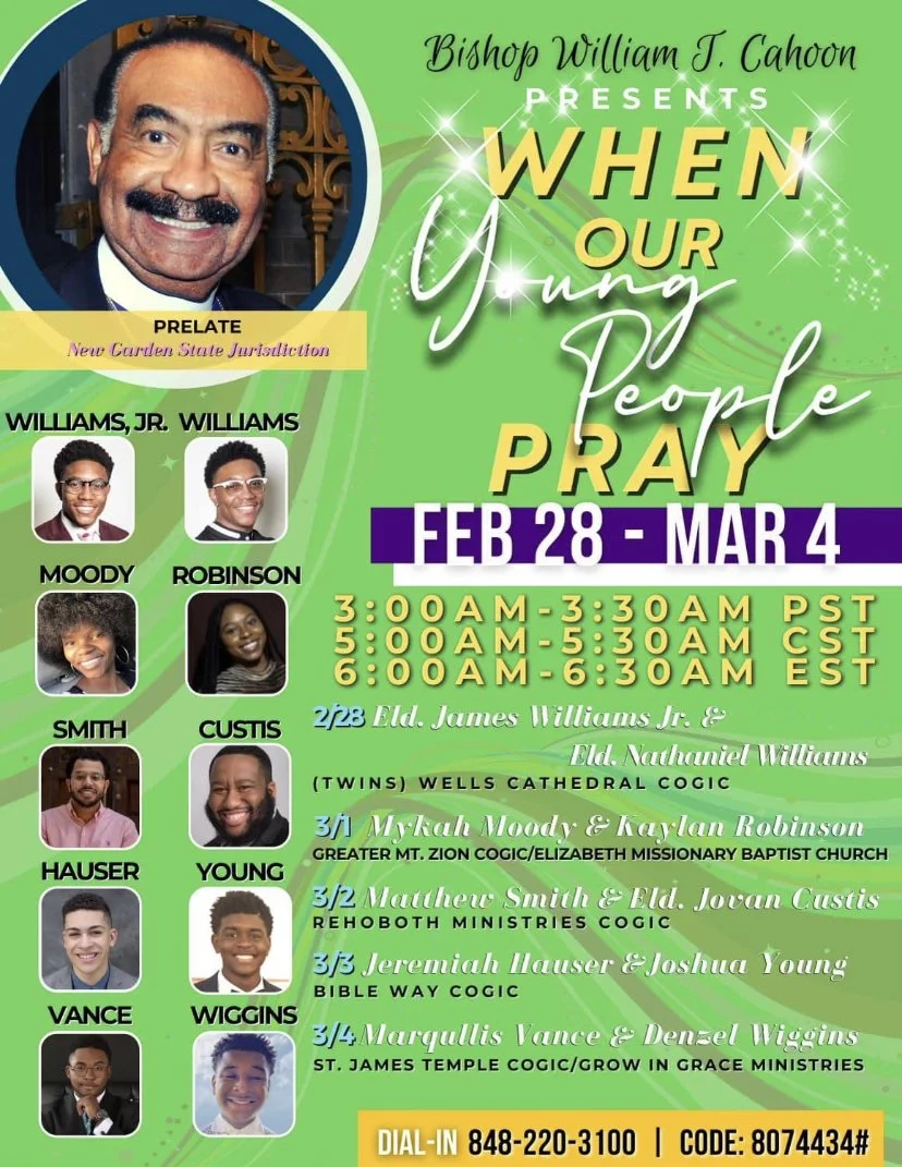 New Garden State Jurisdiction Prayer Call