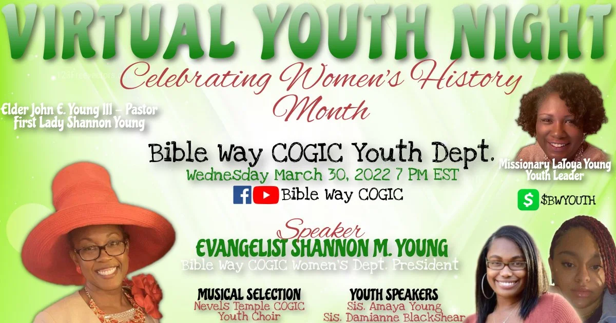 Bible Way COGIC Virtual Youth Night