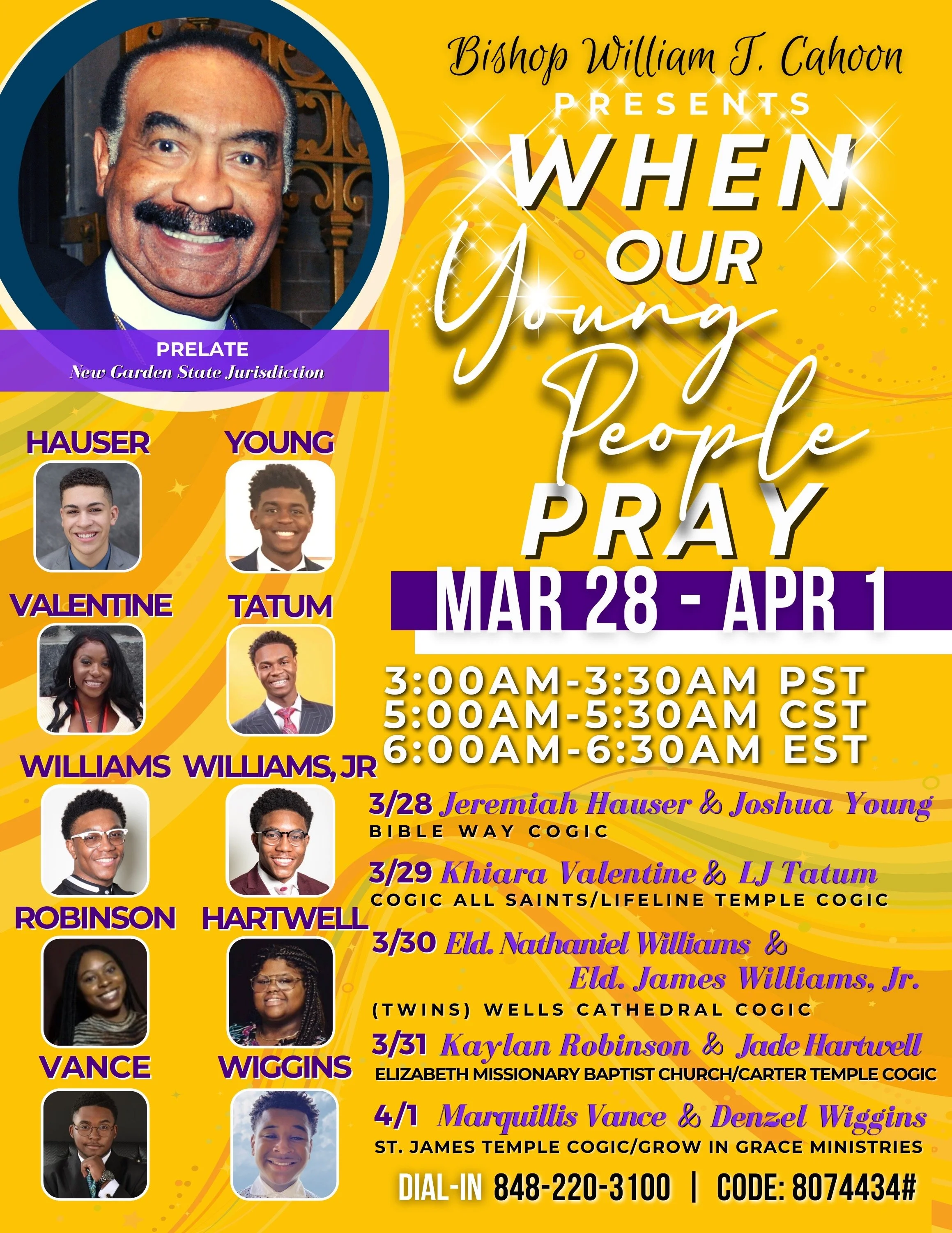 New Garden State Jurisdiction Morning Prayer Call