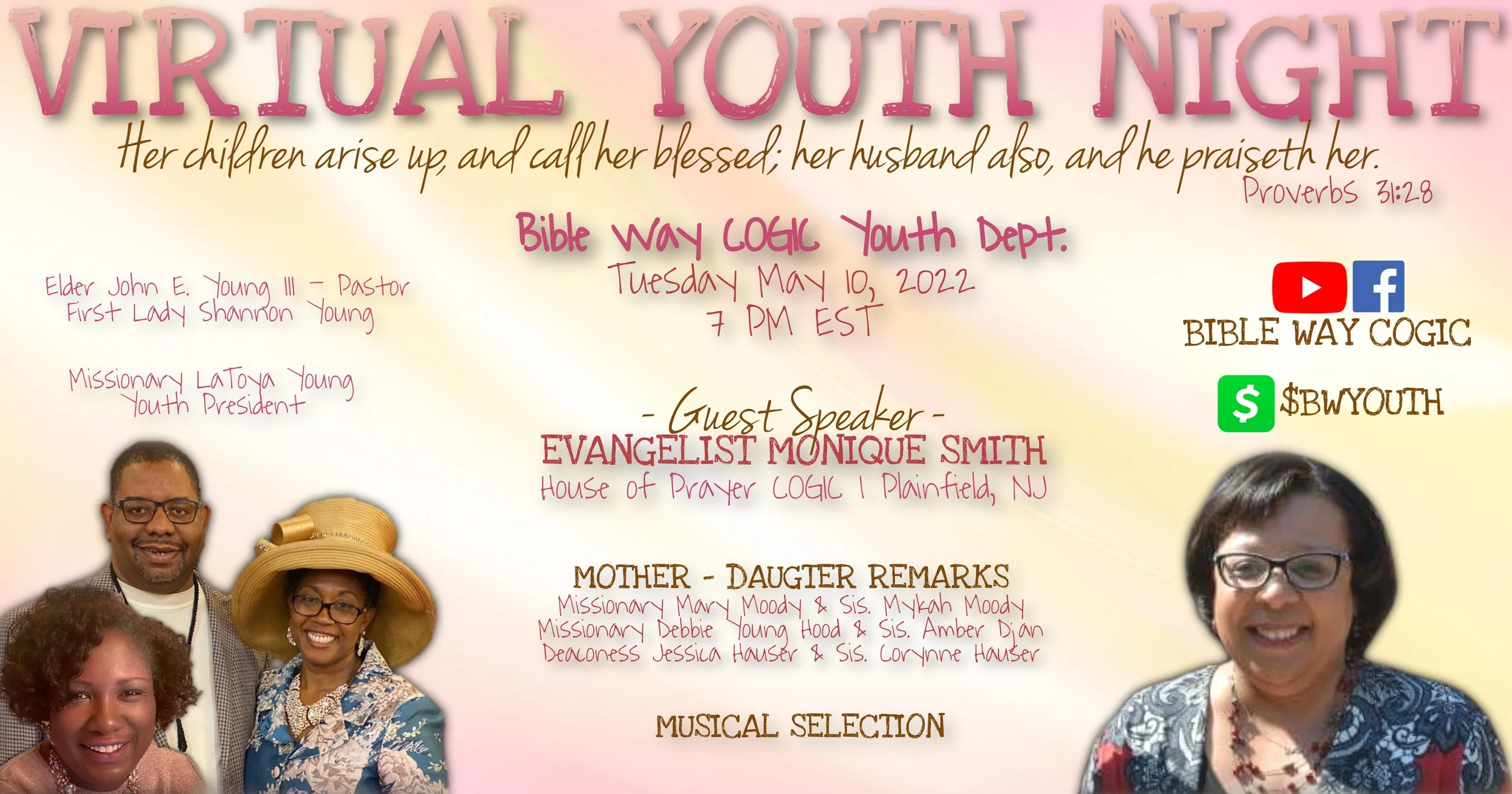 Bible Way COGIC Virtual Youth Night