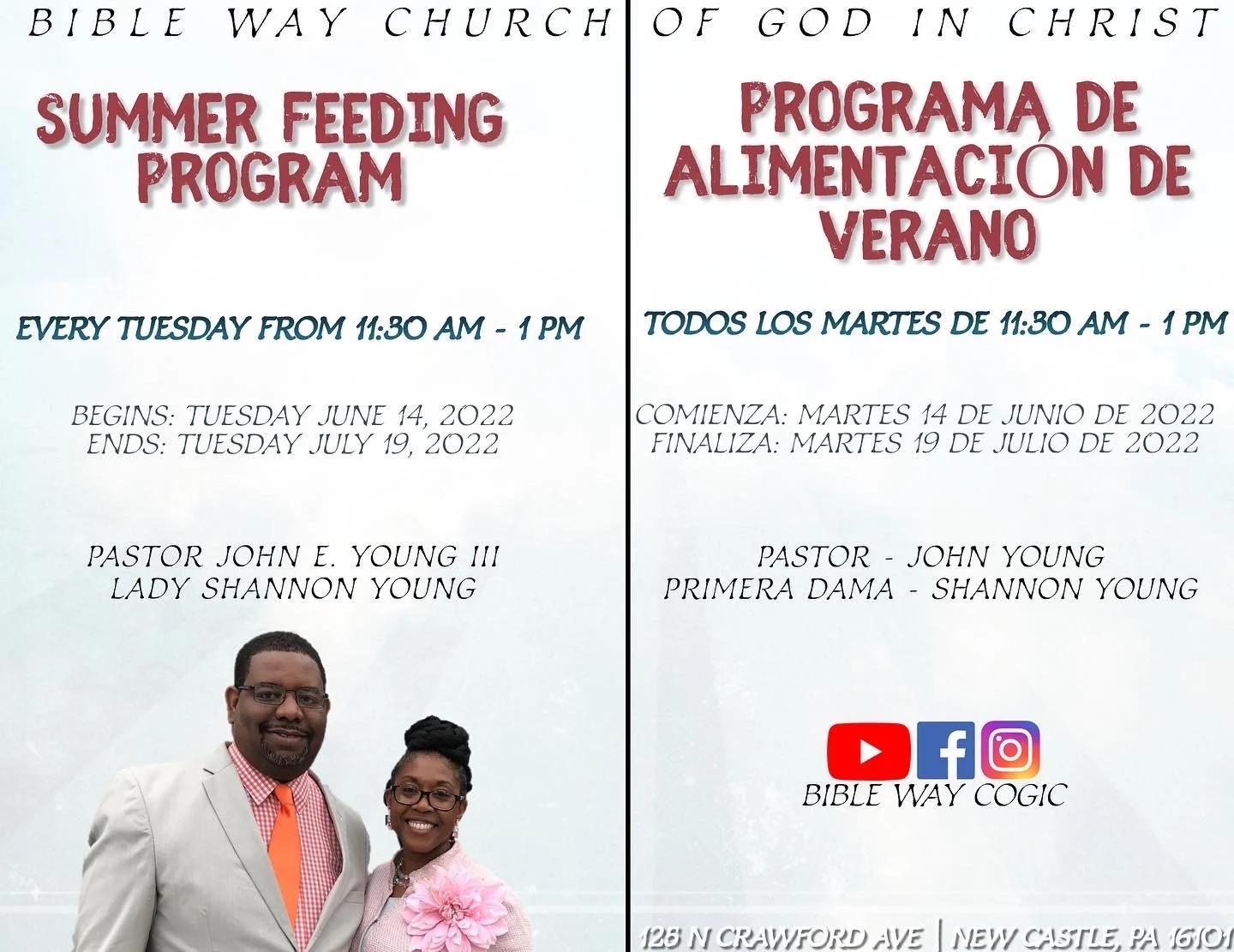 Bible Way COGIC Summer Feeding Program