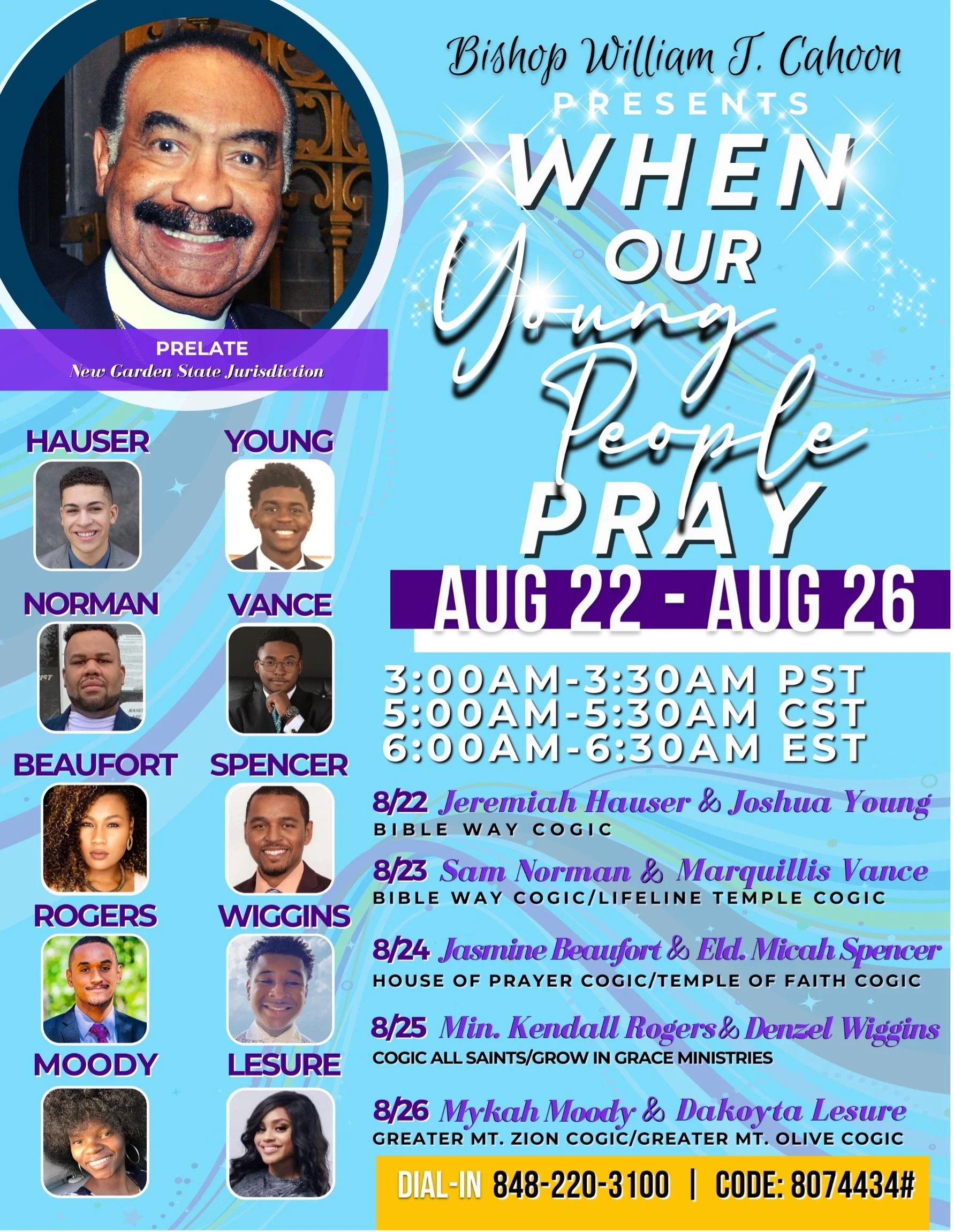 New Garden State Jurisdiction Prayer Call  