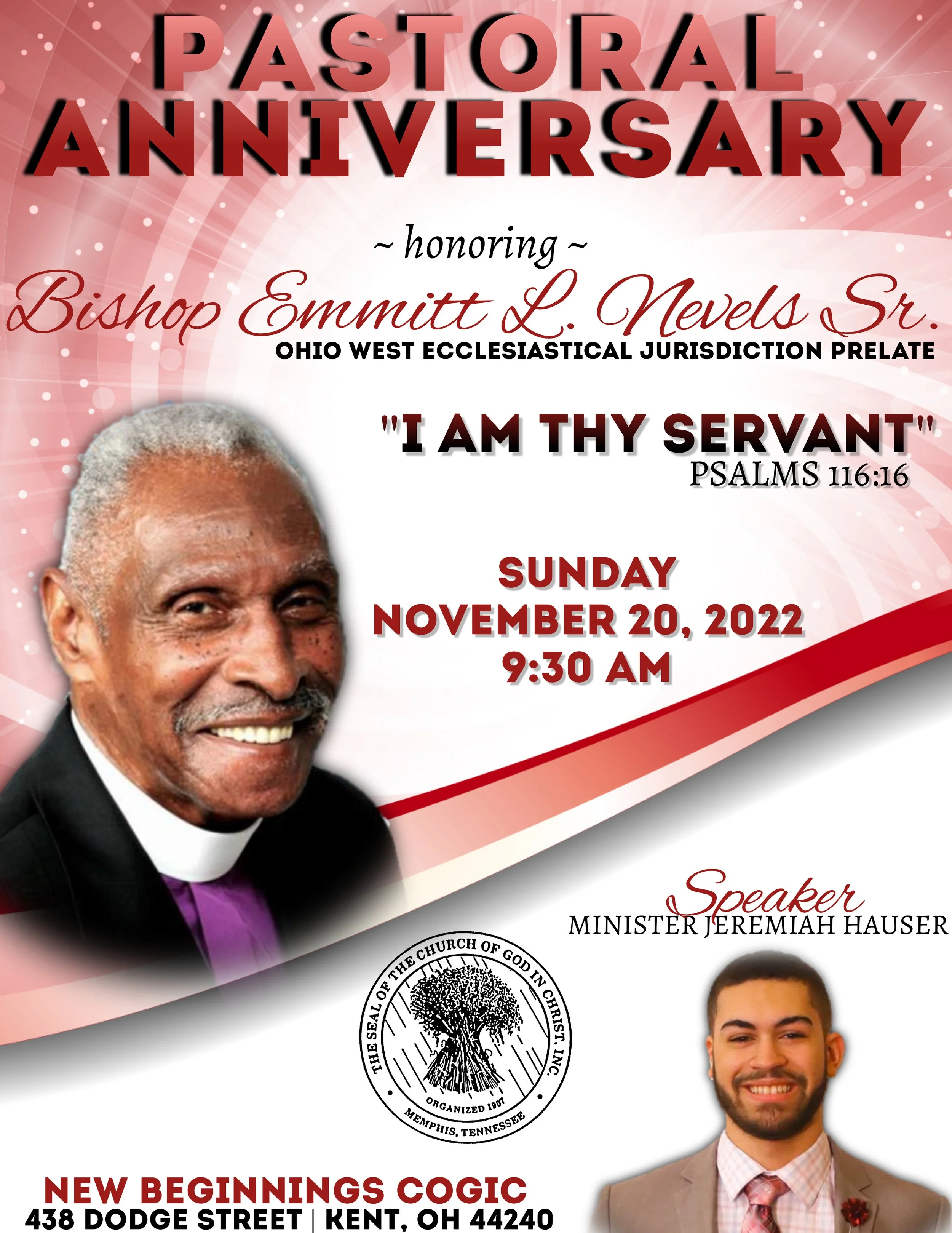 Bishop Emmitt Nevels Sr. Pastoral Anniversary