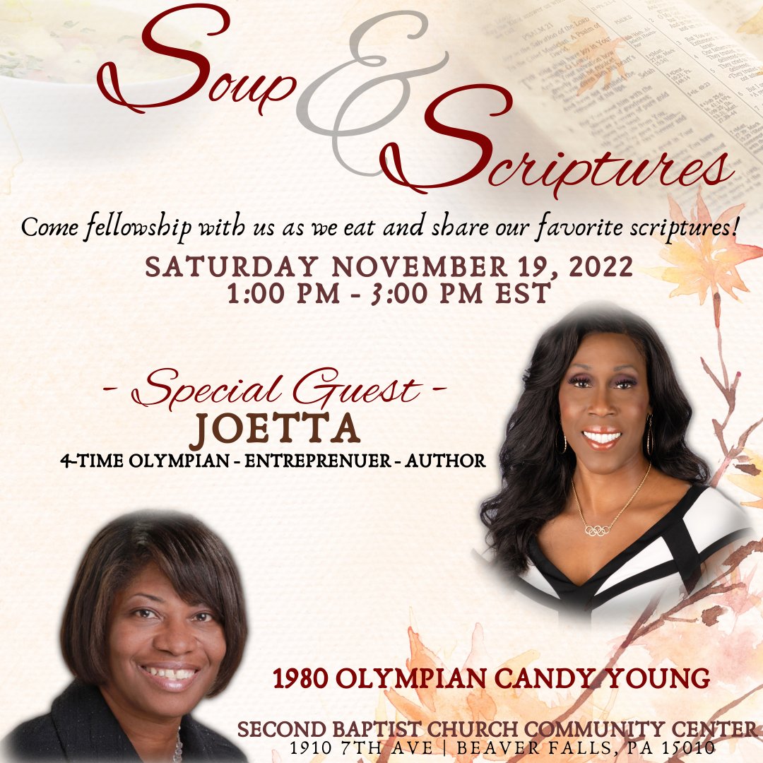 Soup &amp; Scriptures