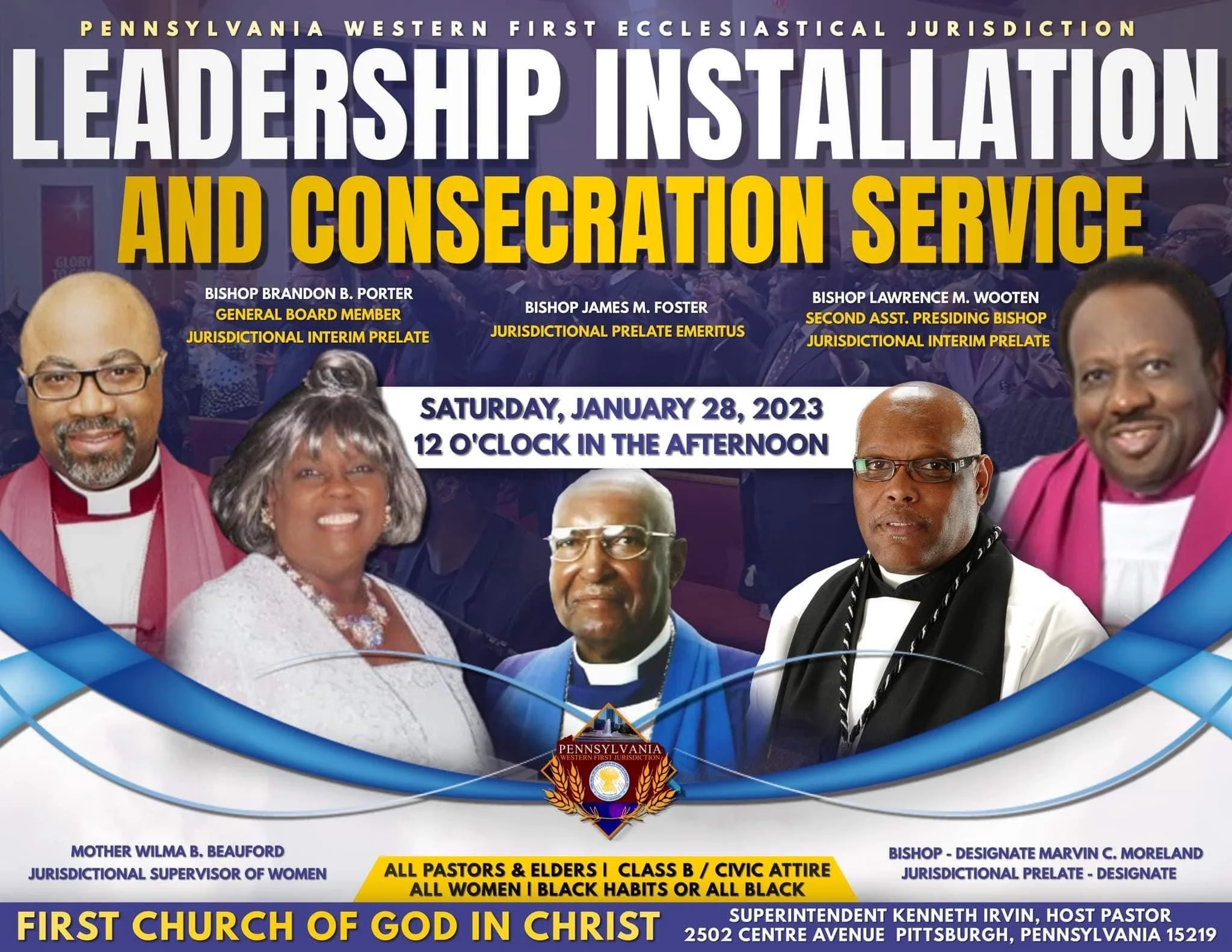 Western PA First Jurisdiction Consecration Service