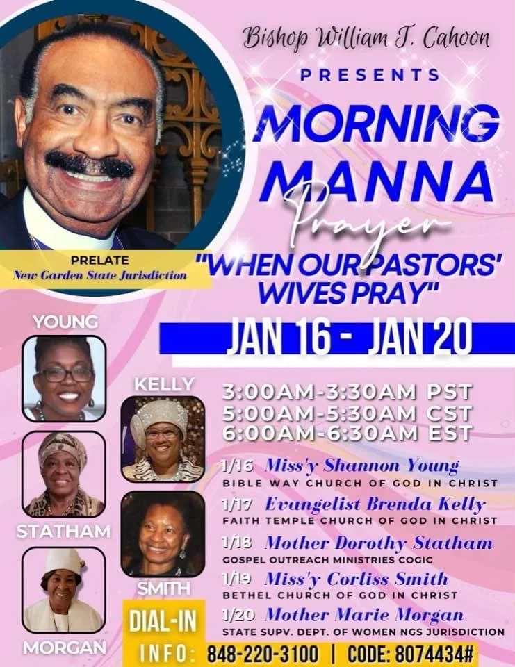 New Garden State Jurisdiction Prayer Line