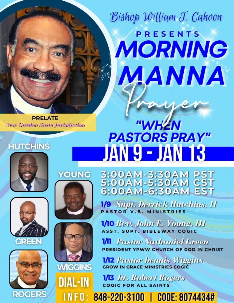 New Garden State Jurisdiction Prayer Line